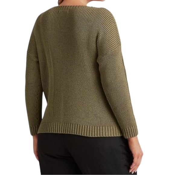 NWT Ralph Lauren Cable-Knit Cotton-Blend Sweater - Picture 9 of 14